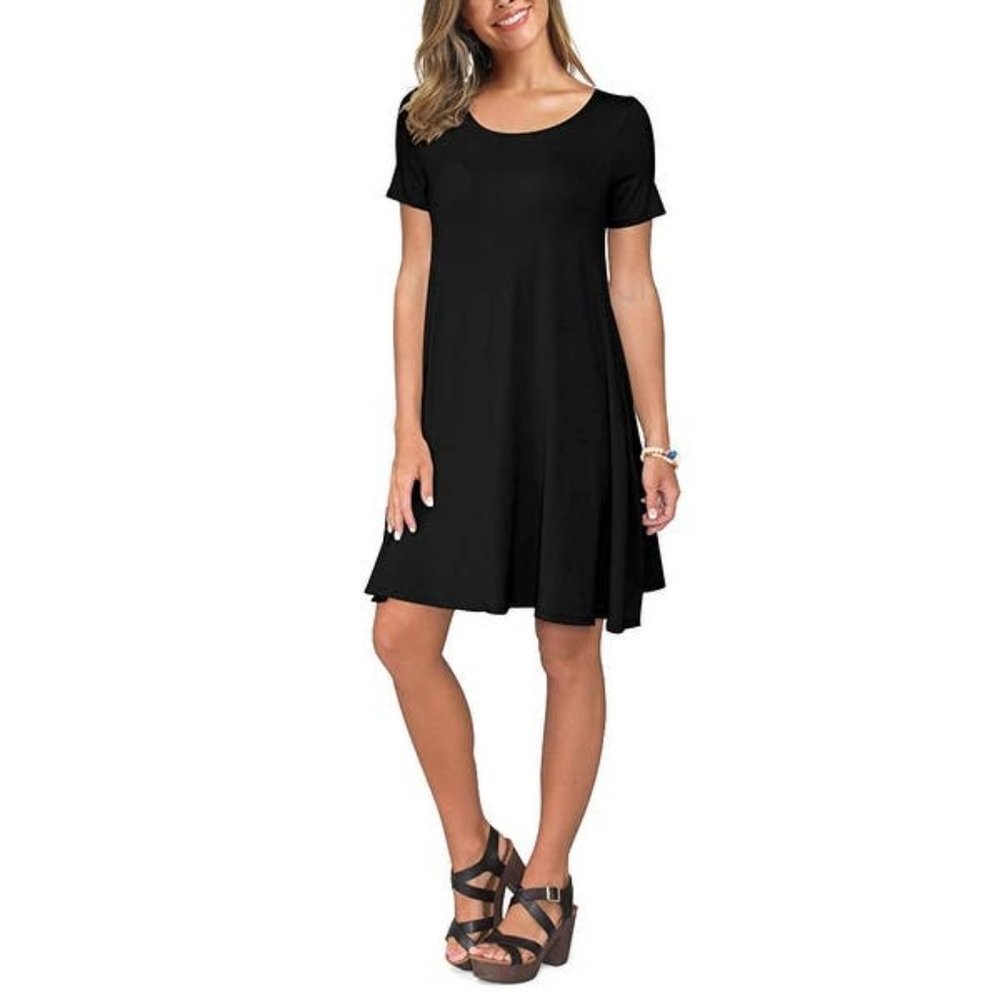 KORSIS Women's Summer Casual T Shirt Dress - Picture 1 of 12